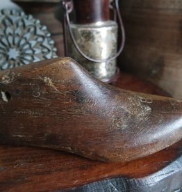 Oude houten schoenen mal / leest