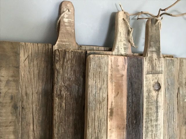 Decoratieve houten snijplank M