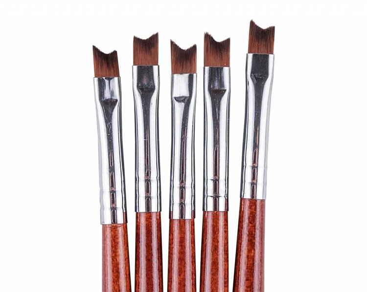 Merkloos French Penselen 1 stuks