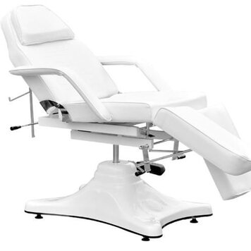 Mega Beauty Shop® Behandelstoel/Pedicurestoel Wit