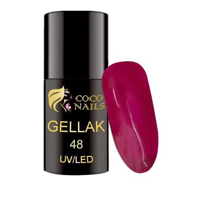 Coconails Gellak Bordeaux Fijne Glitter 5 ml