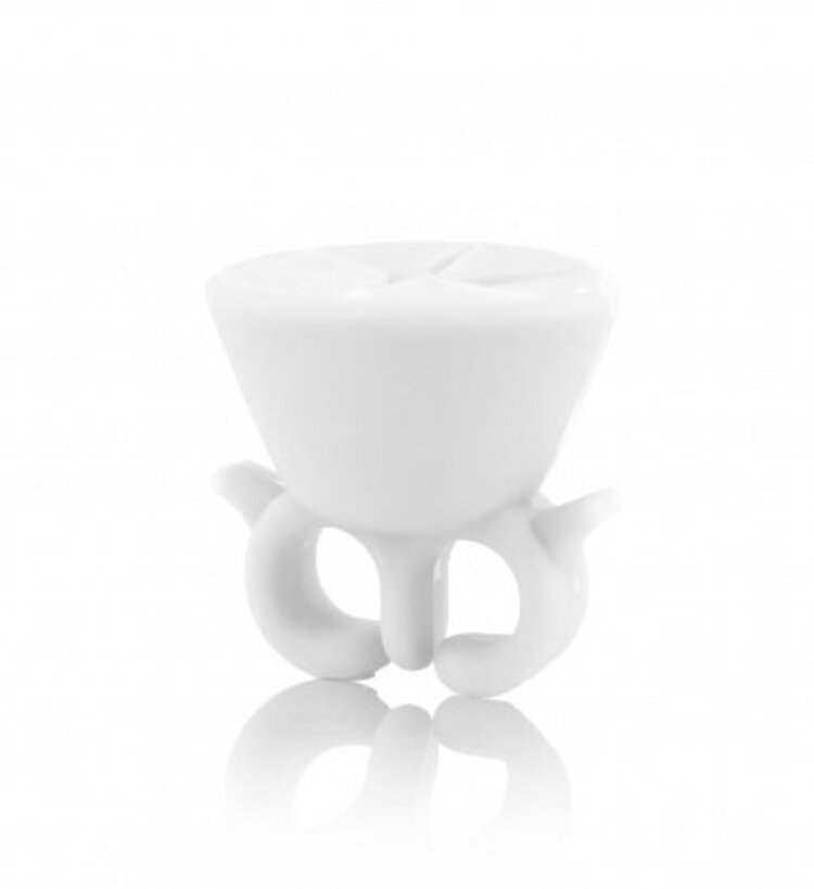 Merkloos Nagellak houder Wit