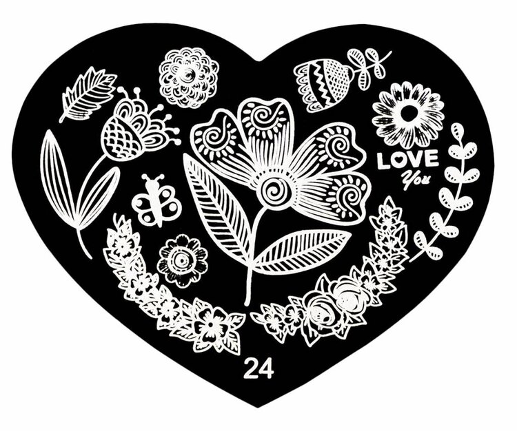 Merkloos Stamping Plate