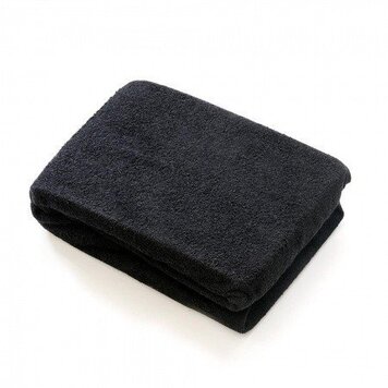 Mega Beauty Shop® Behandelstoelhoes badstof  Zwart