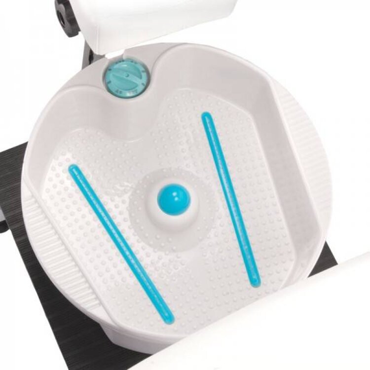 Merkloos Pedicurestoel incl. voetenbad Wit (instelbaar in de gewenste stand)