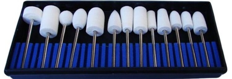 Mega Beauty Shop® Polijst bitjes set voor nagels 13-delig