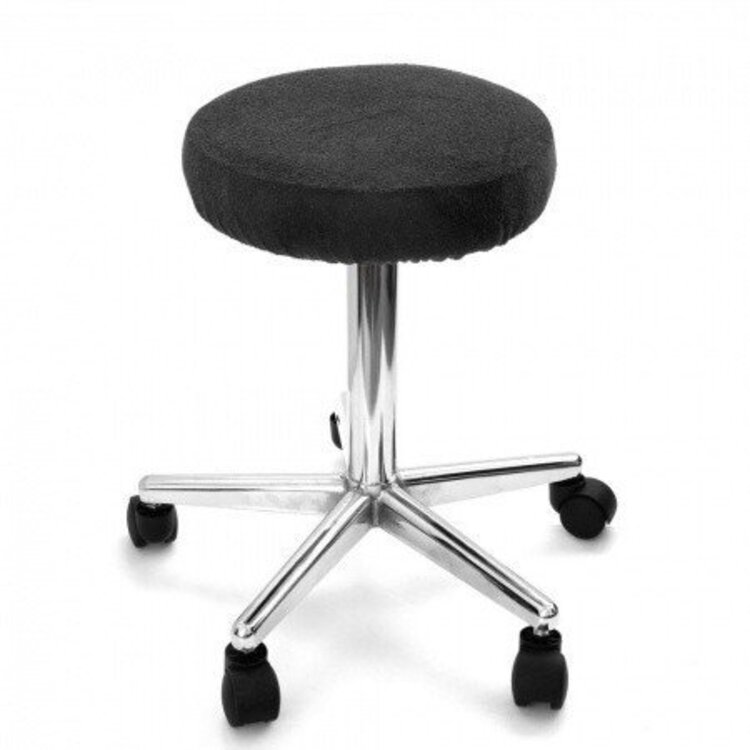 Mega Beauty Shop® Hoes voor krukken (zitvlak) Zwart