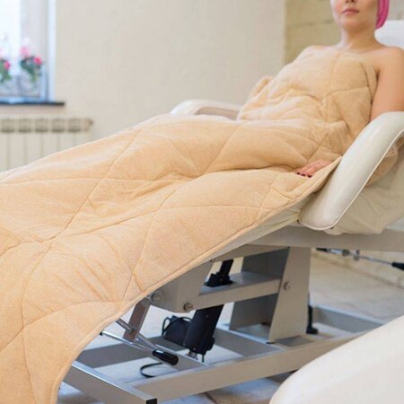 Badstof gewatteerde deken 