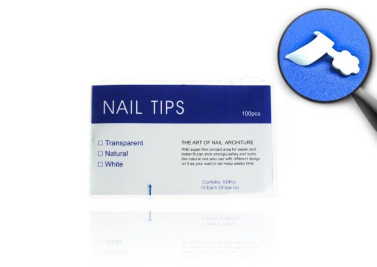 Merkloos Quick French Tips wit