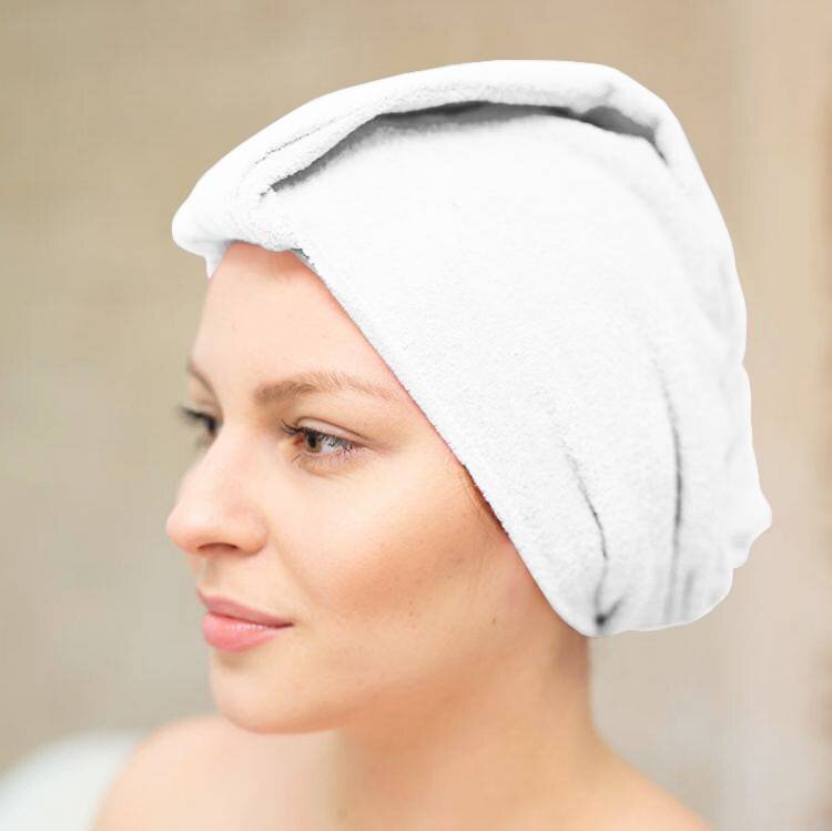 Mega Beauty Shop® Badstof tulband Wit