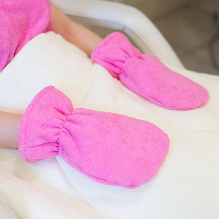 Mega Beauty Shop® Badstof handschoenen Donker Roze