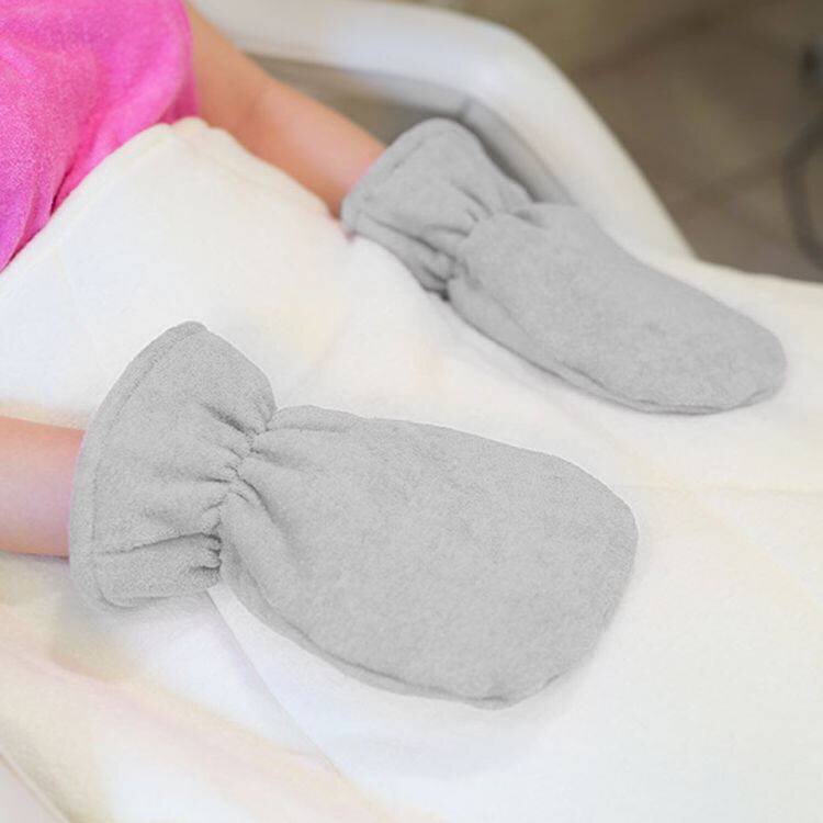 Mega Beauty Shop® Badstof handschoenen Grijs