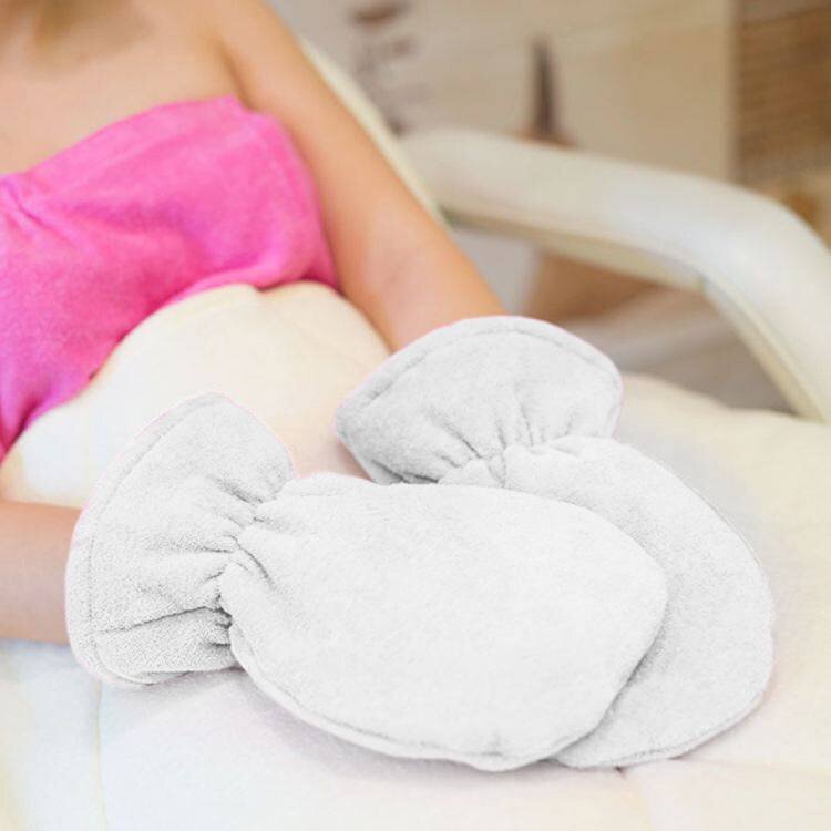 Mega Beauty Shop® Badstof handschoenen Wit