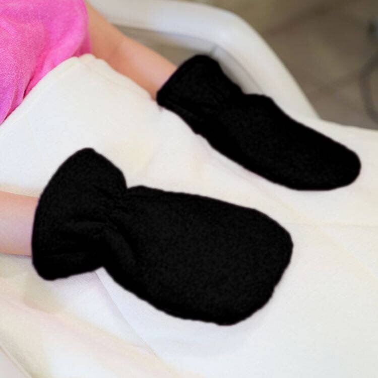 Mega Beauty Shop® Badstof handschoenen Zwart