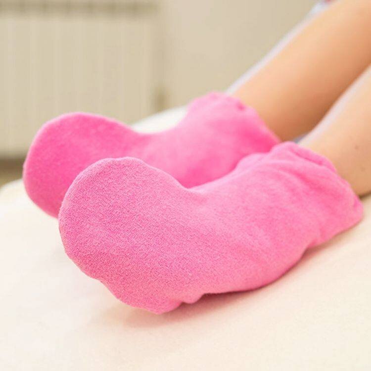 Mega Beauty Shop® Badstof sokken Donker Roze