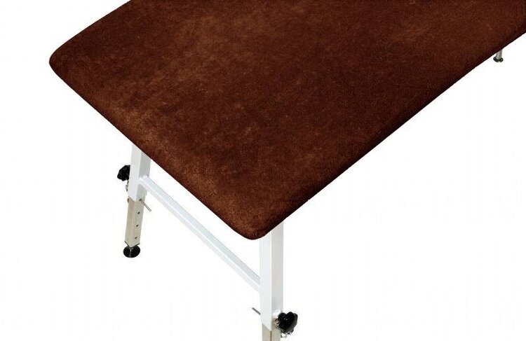 Mega Beauty Shop® Badstofhoes voor massagebank Bruin