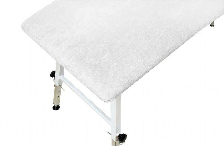 Mega Beauty Shop® Badstofhoes voor massagebank Wit