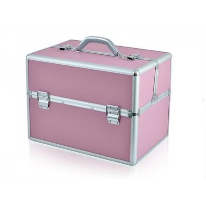 Mega Beauty Shop® Aluminium luxe koffer - roze