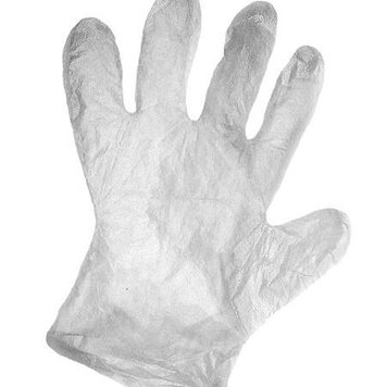 Merkloos Paraffine plastic handschoenen 50 stuks