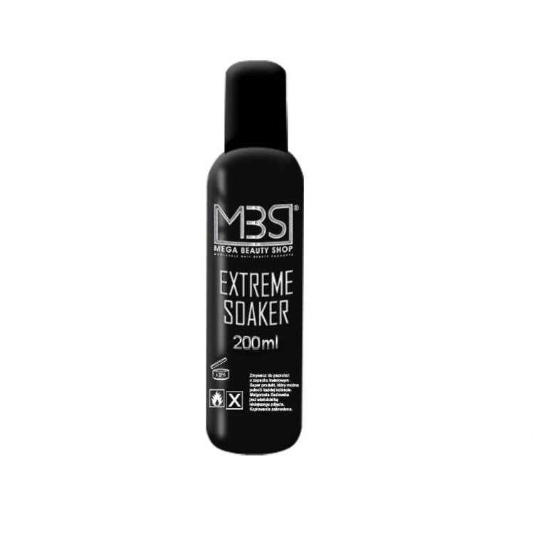 Mega Beauty Shop® MBS Extreme gellak remover (200 ml)   met aardbeiengeur