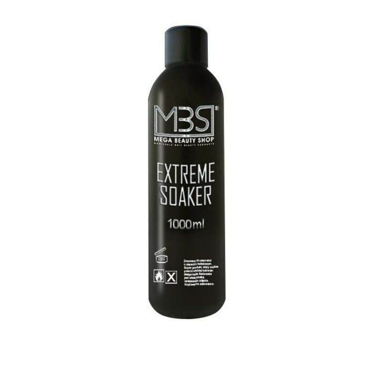 Mega Beauty Shop® Extreme gellak remover (1000 ml)     met aardbeiengeur