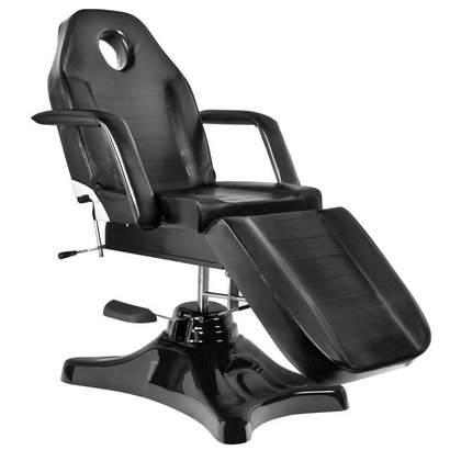Mega Beauty Shop® Behandelstoel/Pedicurestoel Zwart