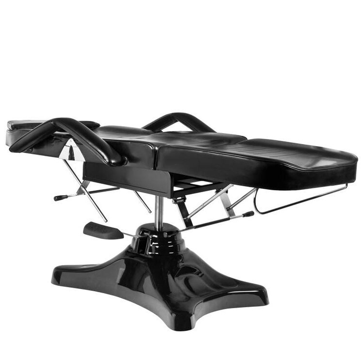 Mega Beauty Shop® Behandelstoel/Pedicurestoel Zwart