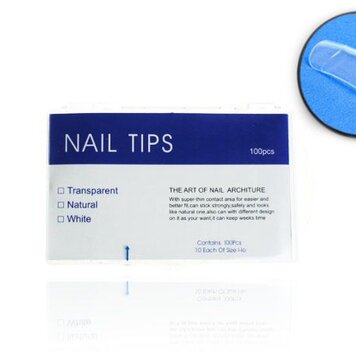 Merkloos Tips clear tipbox 100 stuks