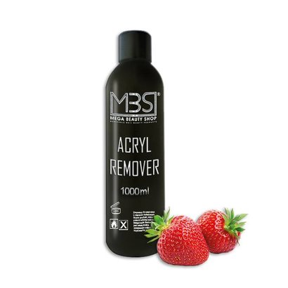 Mega Beauty Shop® Acryl remover (1000 ml) met aardbeiengeur