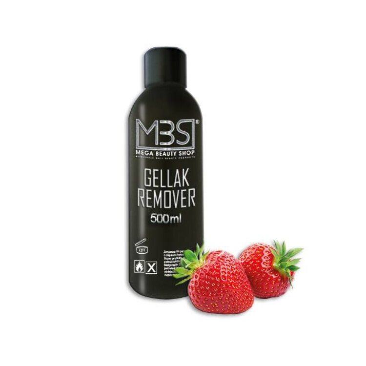 Mega Beauty Shop® Gellak remover (500 ml) met aardbeiengeur