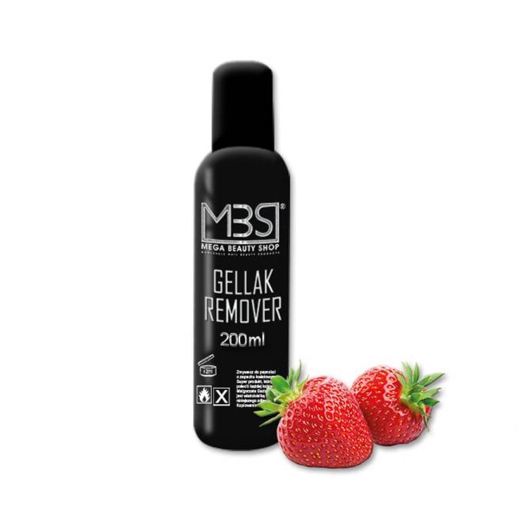Mega Beauty Shop® Gellak remover (200 ml)  met aardbeiengeur