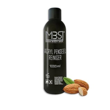 Mega Beauty Shop® Acryl penseelreiniger (1000 ml)   met amandelgeur