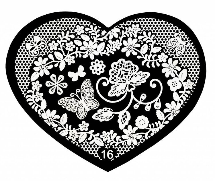 Merkloos Stamping Plate