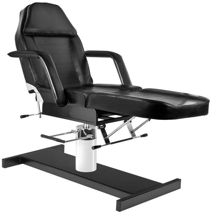 Mega Beauty Shop® Behandelstoel/Pedicurestoel zwart