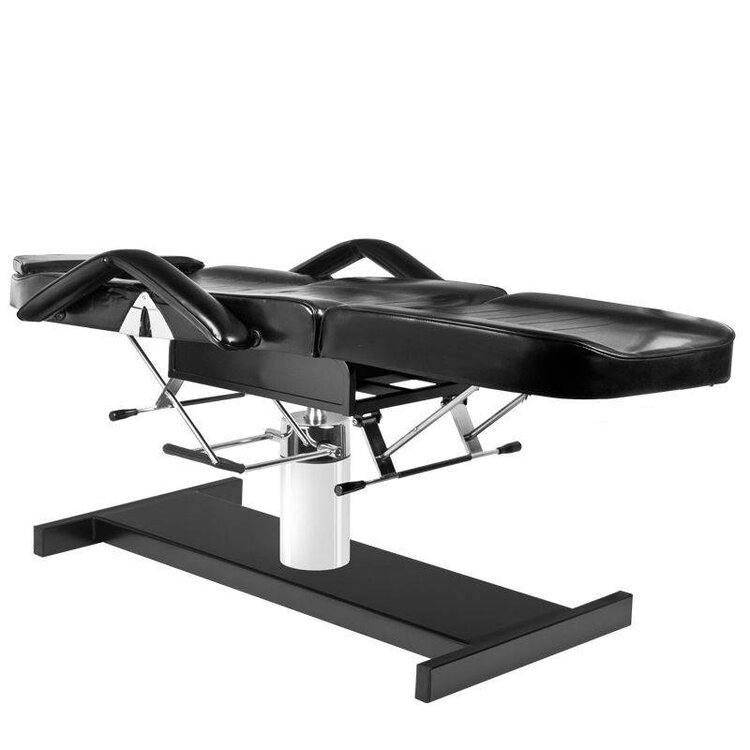 Mega Beauty Shop® Behandelstoel/Pedicurestoel zwart