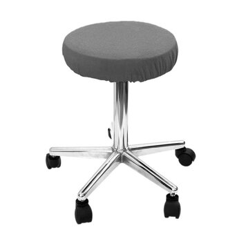 Mega Beauty Shop® Hoes voor krukken (zitvlak) Donker Grijs