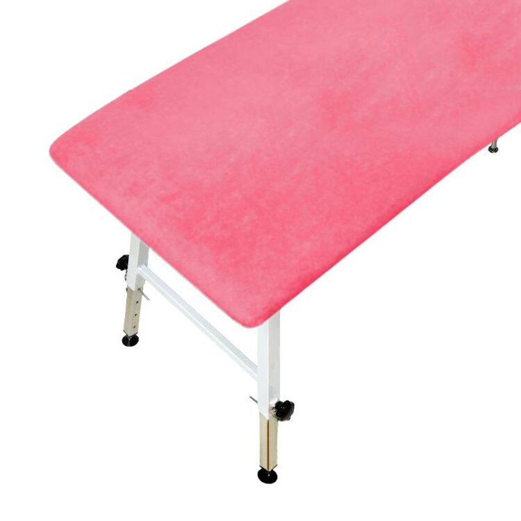 Mega Beauty Shop® Badstofhoes voor massagebank Donker Roze