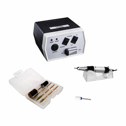Mega Beauty Shop® Nagelfrees JD400 -Zwart Originele MBS® + Keramische frees