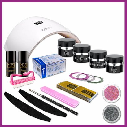 Mega Beauty Shop® Uv gel startpakket met SUN9 lamp MBS®  (3)