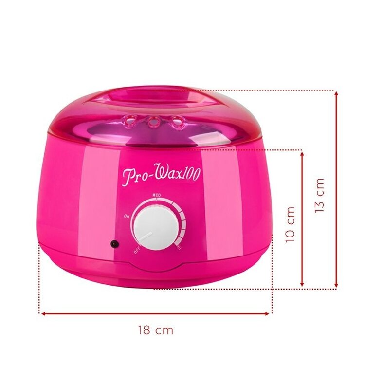Merkloos Wax/hars verwarmer 400ML, 100W Roze