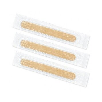 Merkloos Houten wax spatels 18x150x1,6mm  steriel 1 stuk