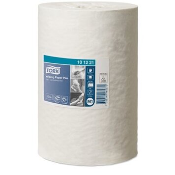 Tork Tork Wiping Plus Mini Centerfeed Poetspapier 2-laags M1. pak à 11 rol Tork Tork Wiping Plus Mini Centerfeed Poetspapier 2-laags M1. pak à 11 rol