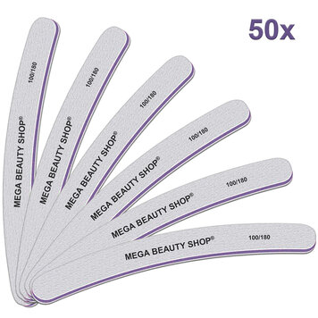 Mega Beauty Shop® PRO Banana  vijlen zebra  100/180  25st.