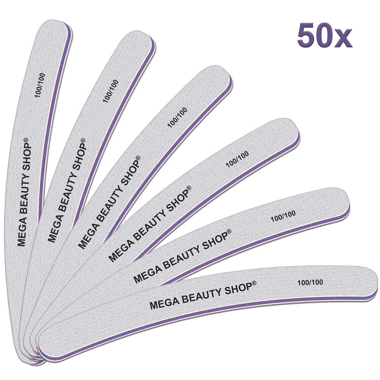 Mega Beauty Shop®  PRO Banana   vijlen zebra  100/100   50st.