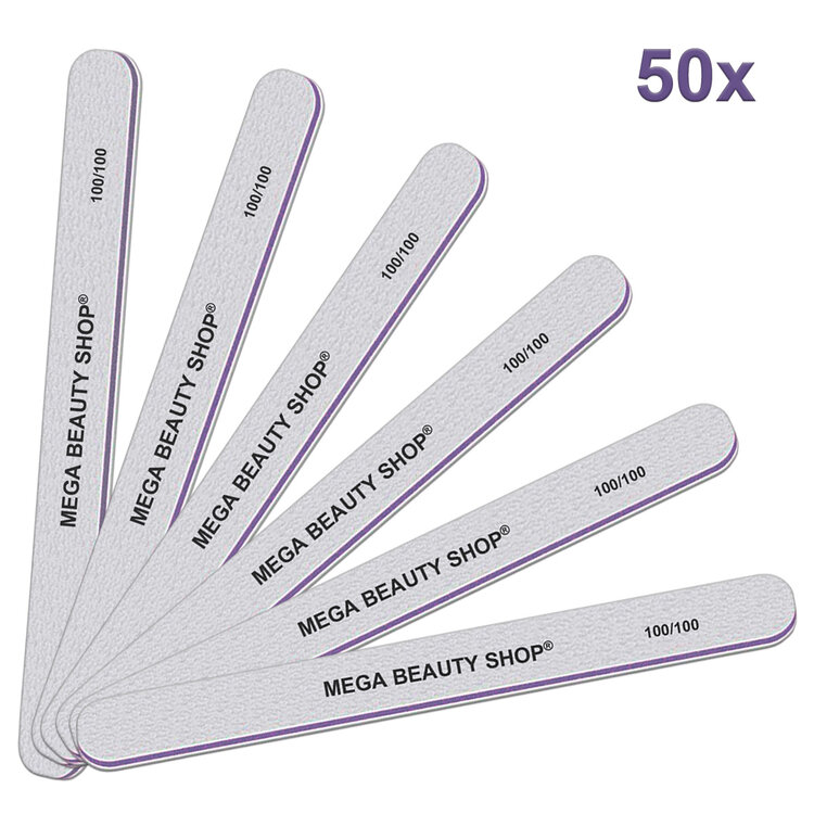 Mega Beauty Shop® PRO Rechte  vijlen zebra  100/100   50st.