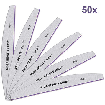 Mega Beauty Shop® PRO Trapeze vijlen zebra  80/80  50st.