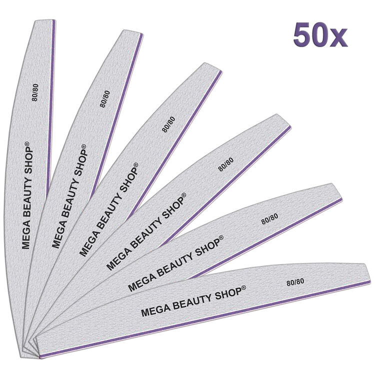 Mega Beauty Shop® PRO Trapeze vijlen zebra  80/80  50st.