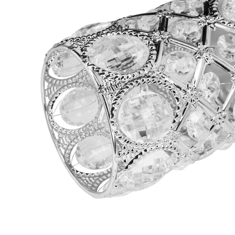 Mega Beauty Shop® Make up borstel & penseel houder - zilver