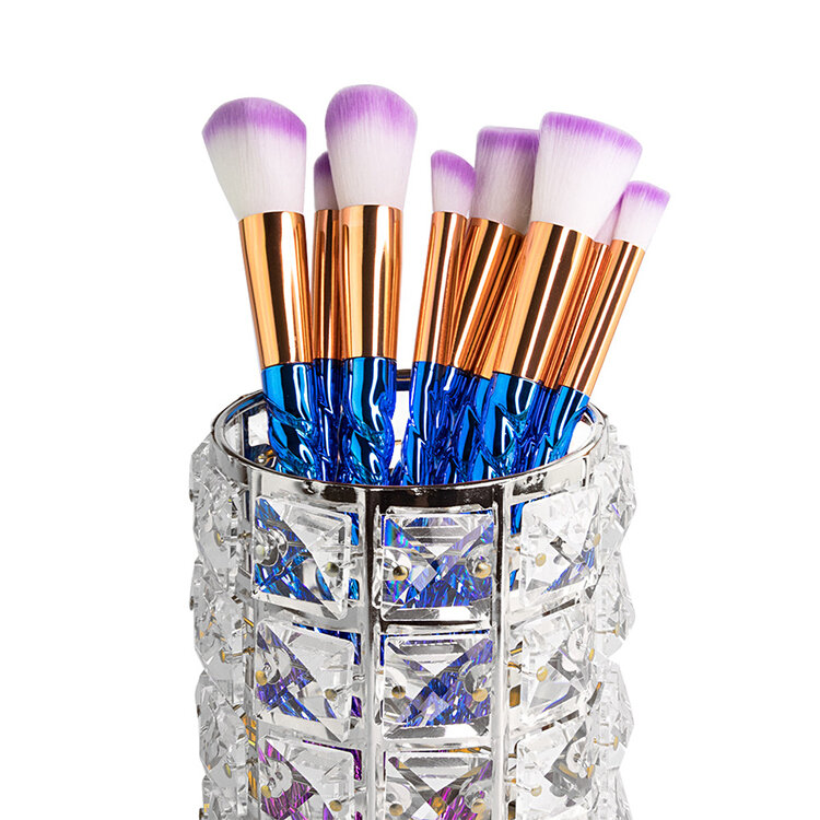 Mega Beauty Shop® Penseel houder &  Make up borstel  - zilver