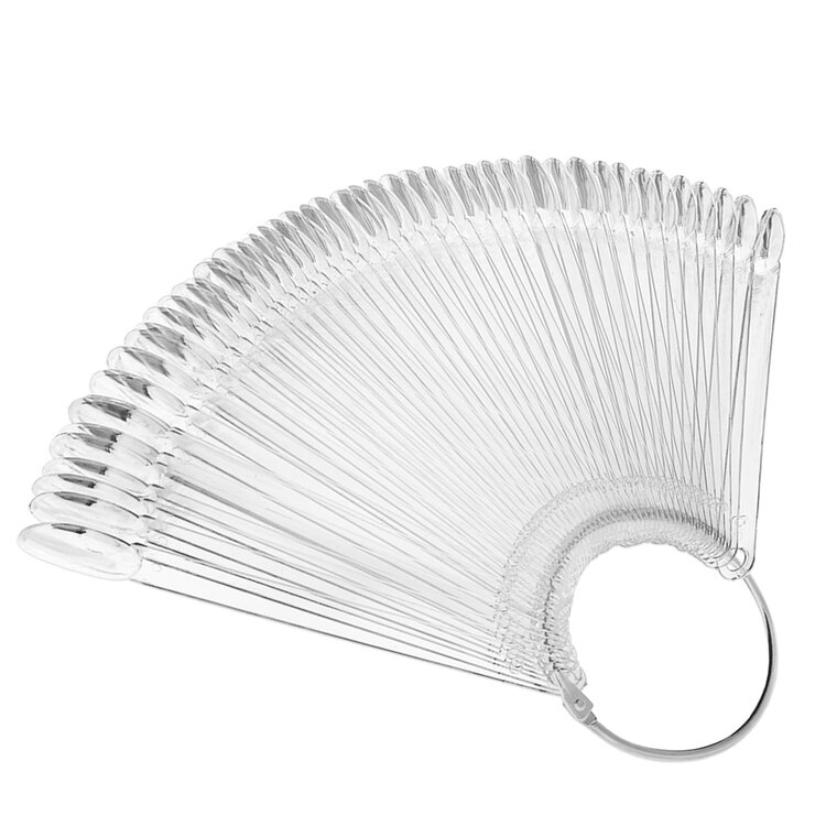 Mega Beauty Shop® Presentatie Display 48 nagels clear amandelvorm